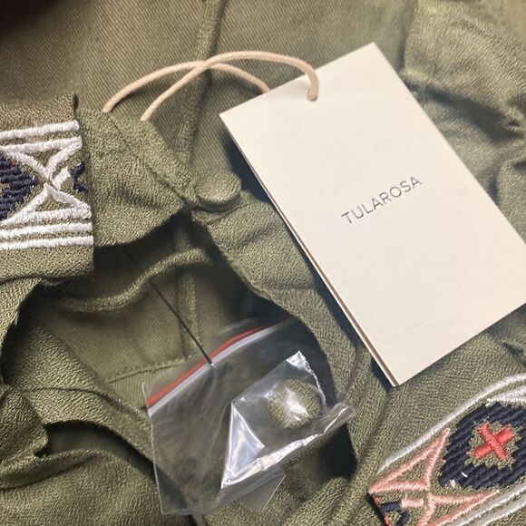 Tularosa Hannah Dress in Green Size XXS NWT DEFECT (6-15) - Picture 5 of 8